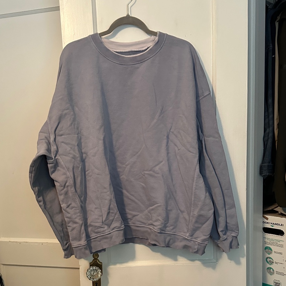 Daily Drills Crewneck Sweatshirt - Mist Double Neckline